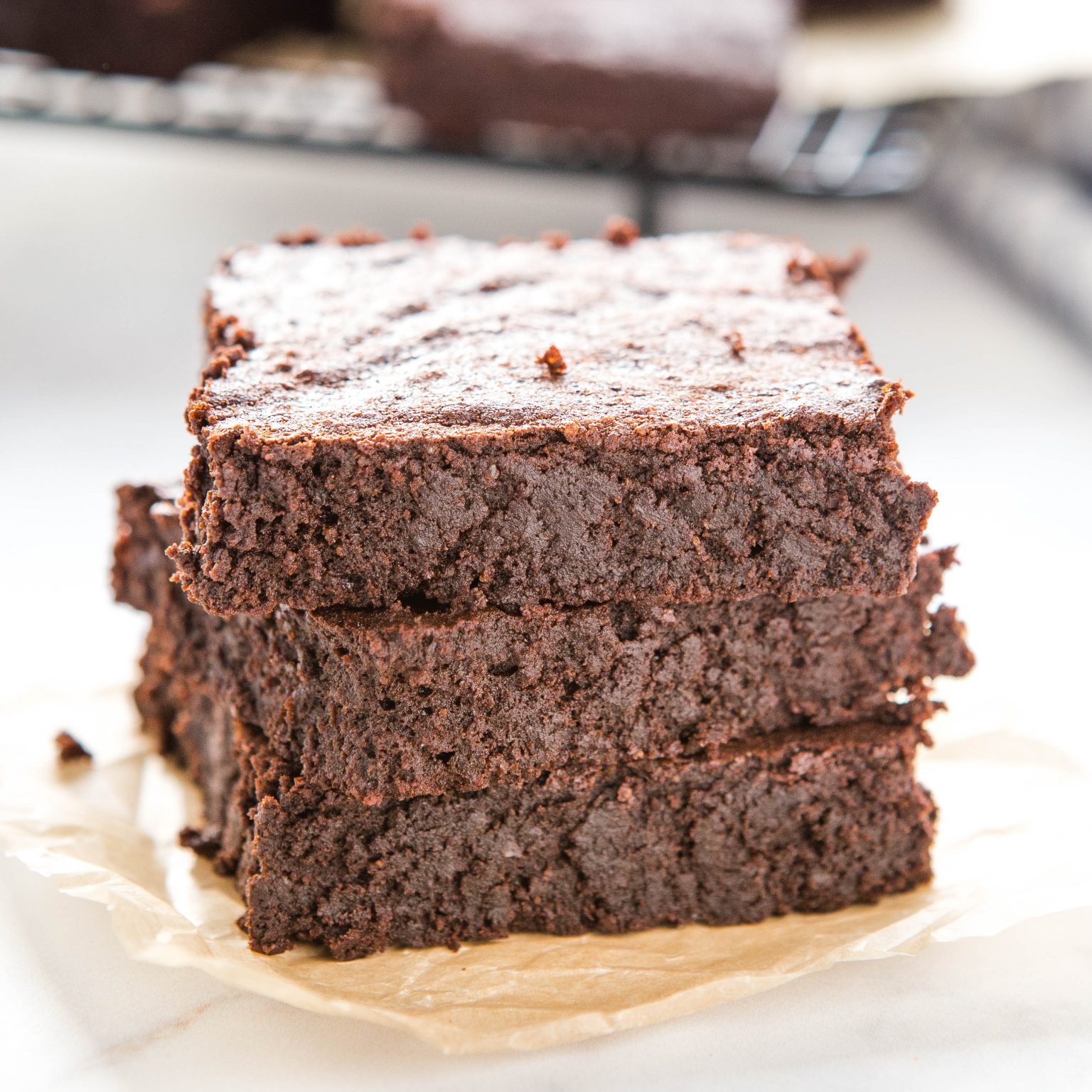 Easy Low Carb Brownies {Keto Dessert} - The Busy Baker