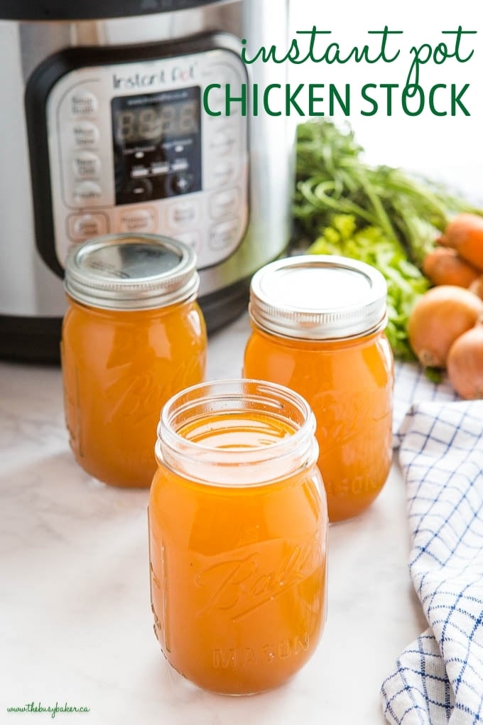 Instant Pot Chicken Stock Recipe