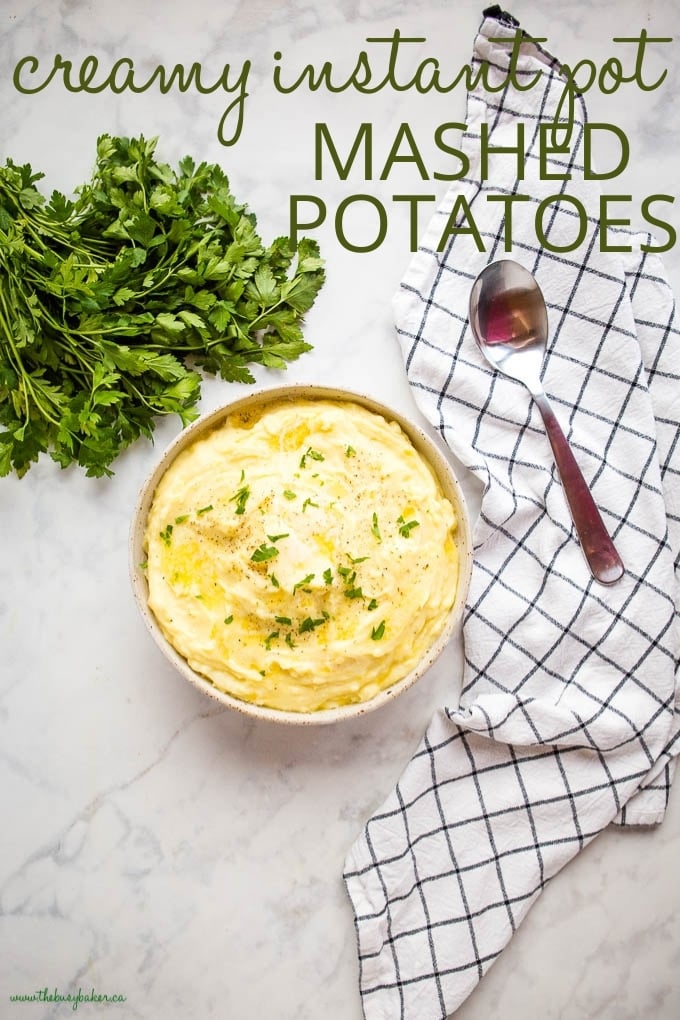 Instant Pot Classic Mashed Potatoes - Weekend Craft