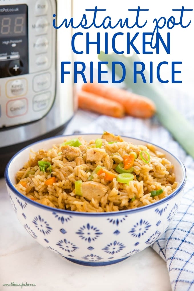 Instant Pot Fried Rice with Chicken