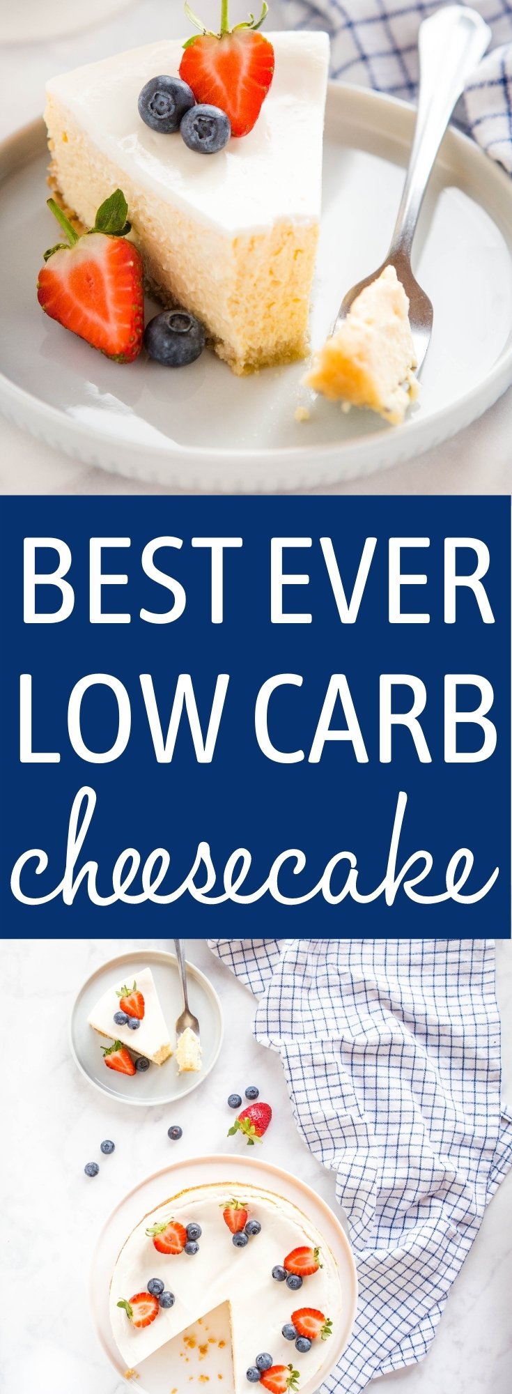 Best Ever Low Carb Cheesecake Pinterest Recipe