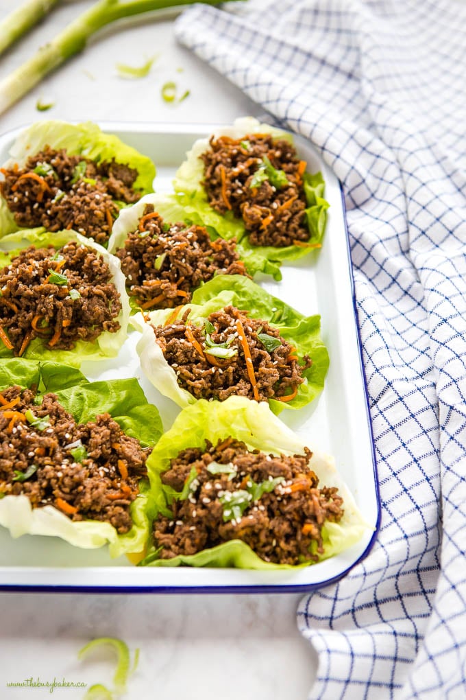 korean beef lettuce wraps