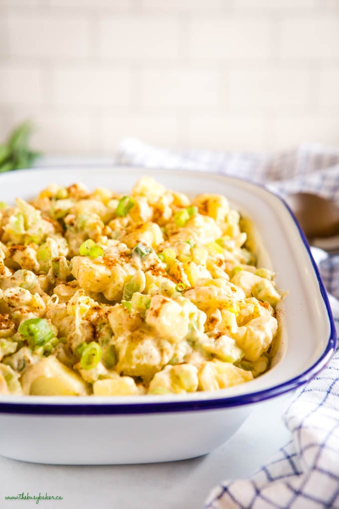 bowl of easy potato salad