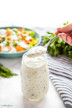 Homemade Ranch Dressing {Easy to Make!} - The Busy Baker