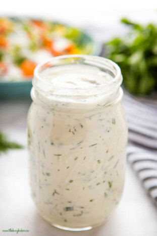 Homemade Ranch Dressing {Easy to Make!} - The Busy Baker