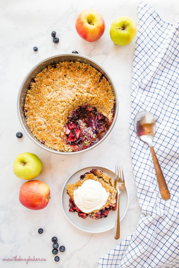 Instant Pot Apple Crisp with Berries The Busy Baker