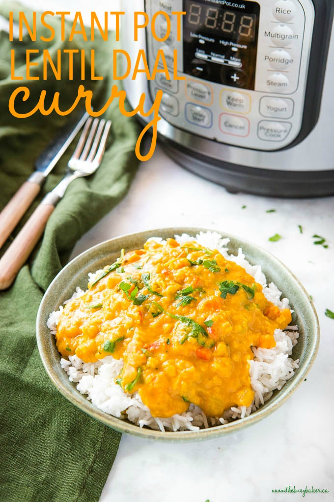 Instant Pot Curry with Lentils Recipe
