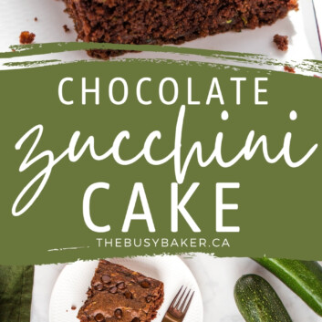 Zucchini Chocolate Cake {Ultra Moist!} - The Busy Baker