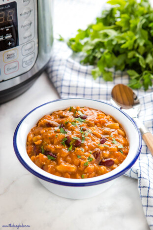 Instant Pot Vegan Chili {Ready in 25 Minutes!} - The Busy Baker