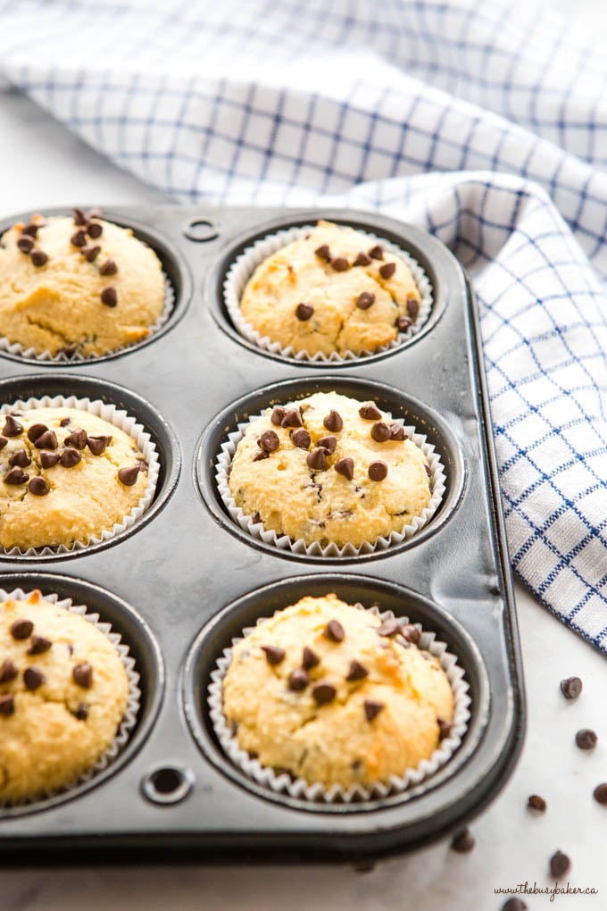 low carb chocolate chip muffins