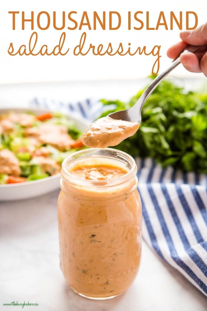 Thousand Island Dressing {Secret Sauce Recipe} - The Busy Baker