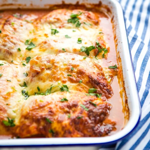 Keto Lasagna Stuffed Chicken {Low Carb Main Dish} - The Busy Baker