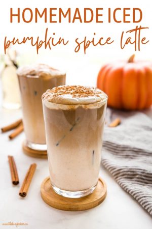 Pumpkin Spice Iced Latte {starbucks Copycat} - The Busy Baker