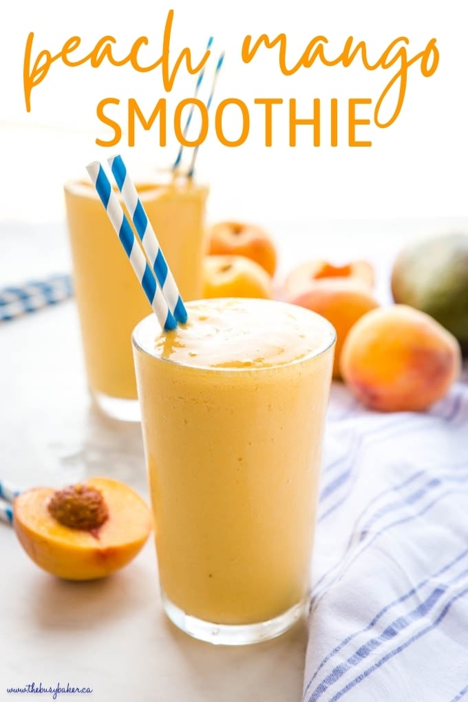 Healthy Orange Mango Smoothie - Eat Love Eat