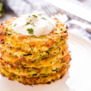 Baked Zucchini Fritters