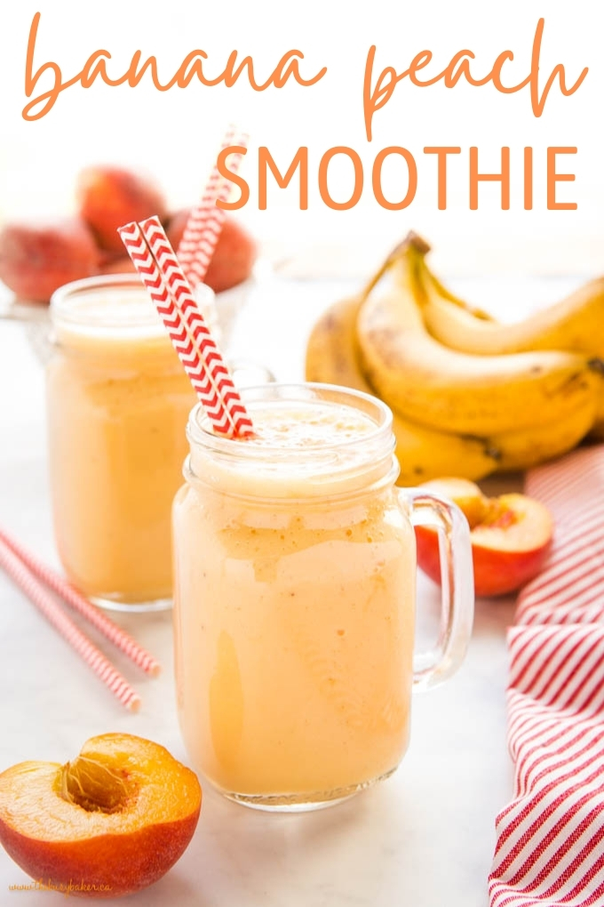 banana peach smoothie recipe