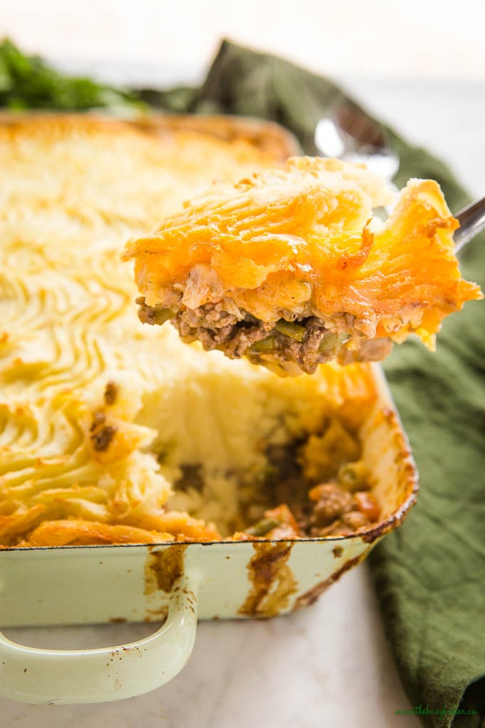 spoonful of cottage pie