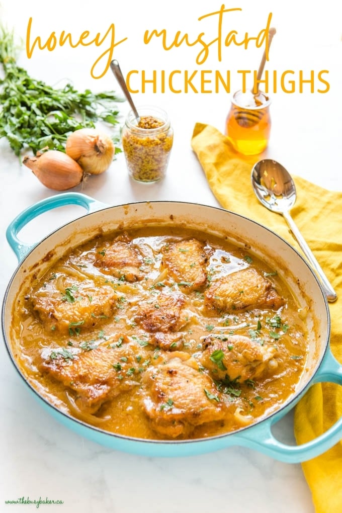 Honey Mustard Chicken Thighs