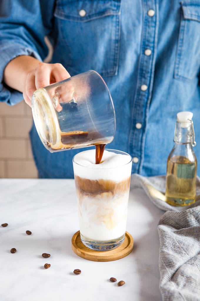 Simple Homemade Iced Cold Brew Latte