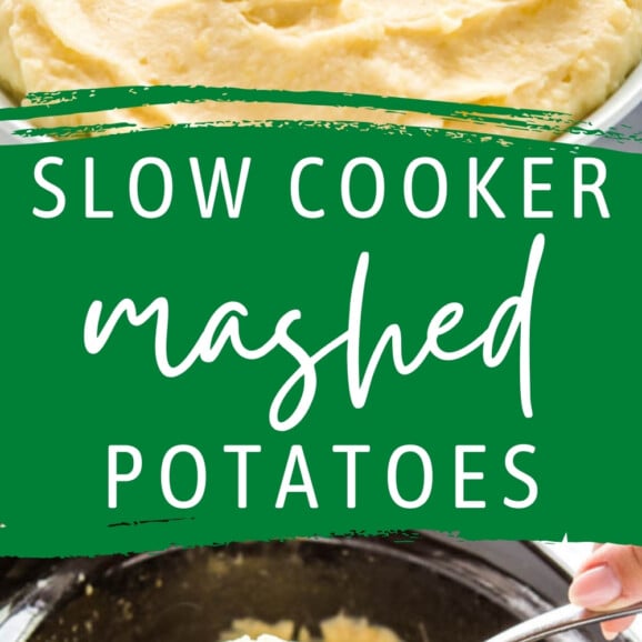 Slow Cooker Mashed Potatoes - The Busy Baker