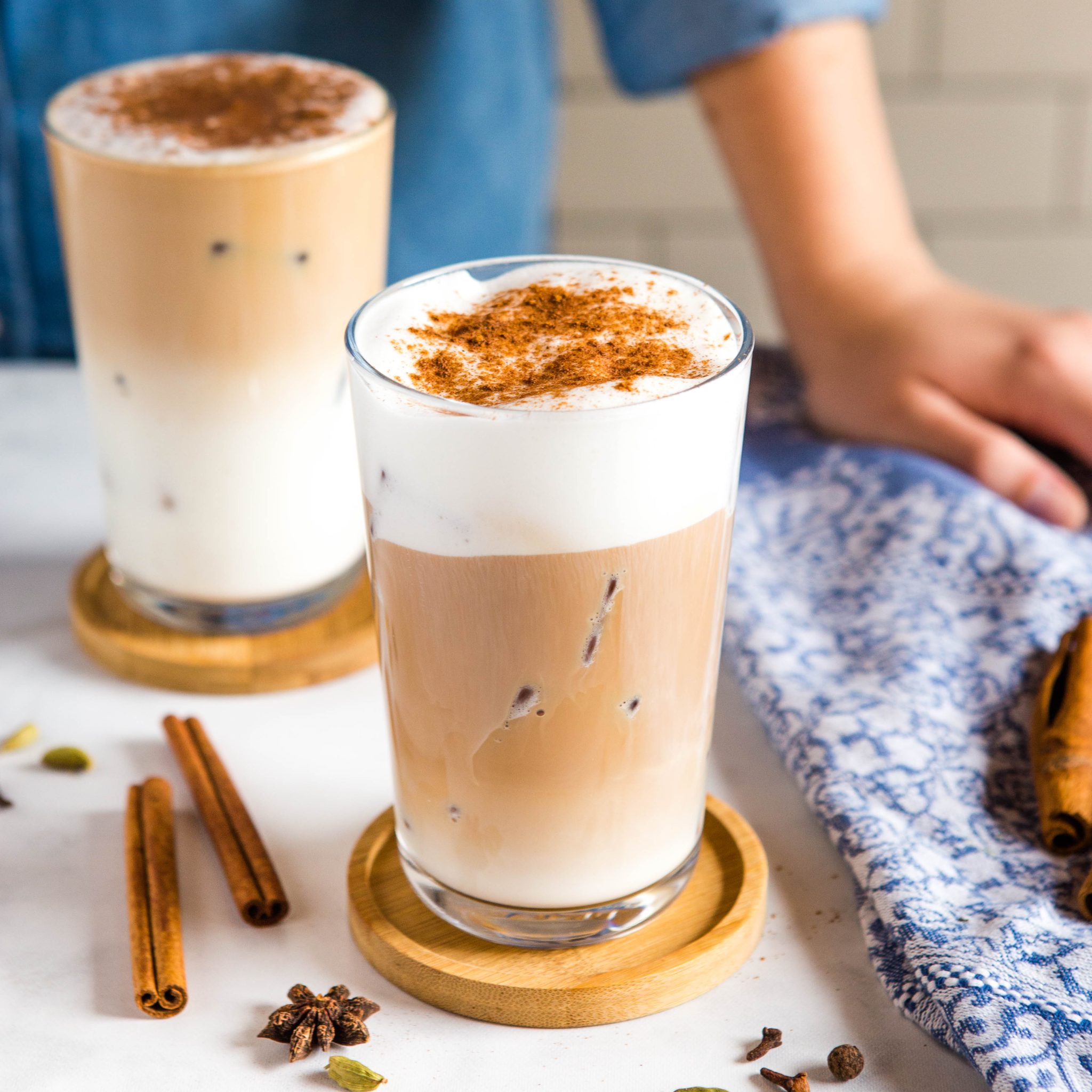 Iced Chai Latte - The Busy Baker