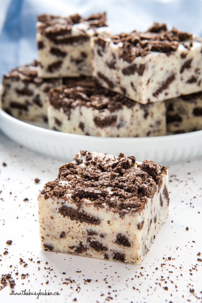 slice of oreo fudge