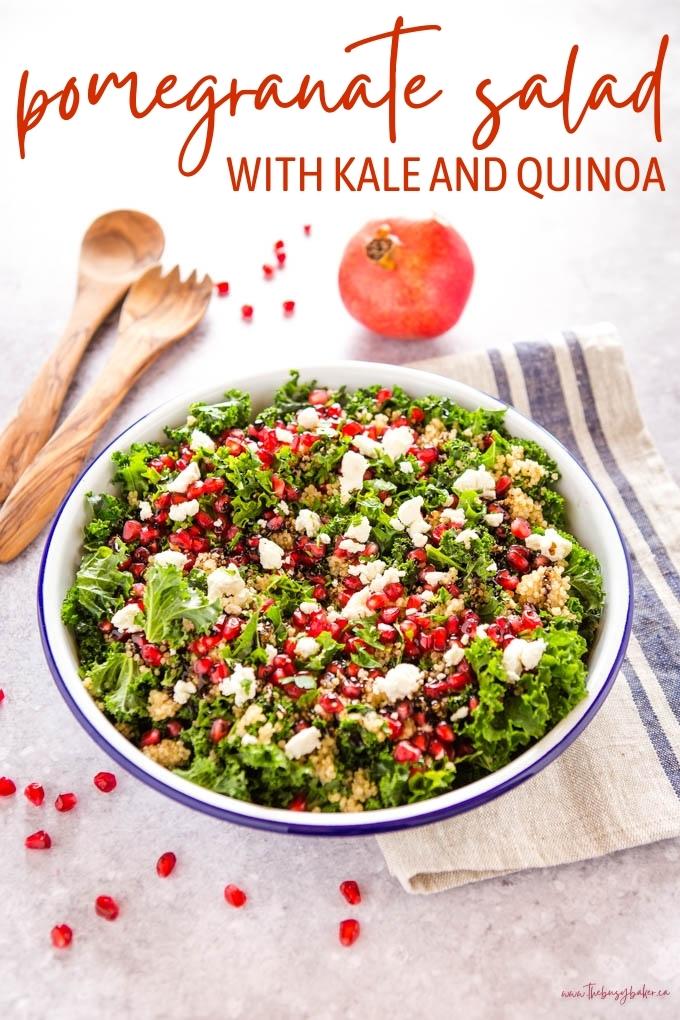 Pomegranate Salad with Kale and Quinoa Recipe