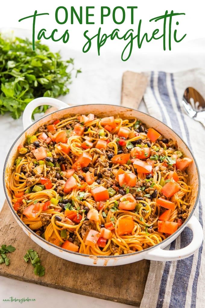 One Pot Taco Spaghetti Recipe