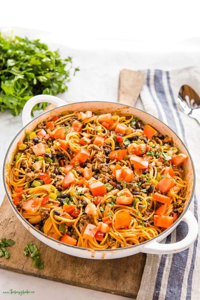 one pot taco spaghetti recipe