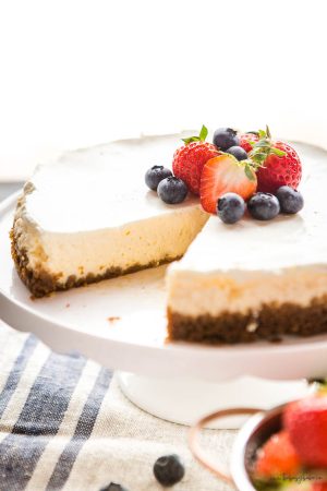 Instant Pot Cheesecake - The Busy Baker