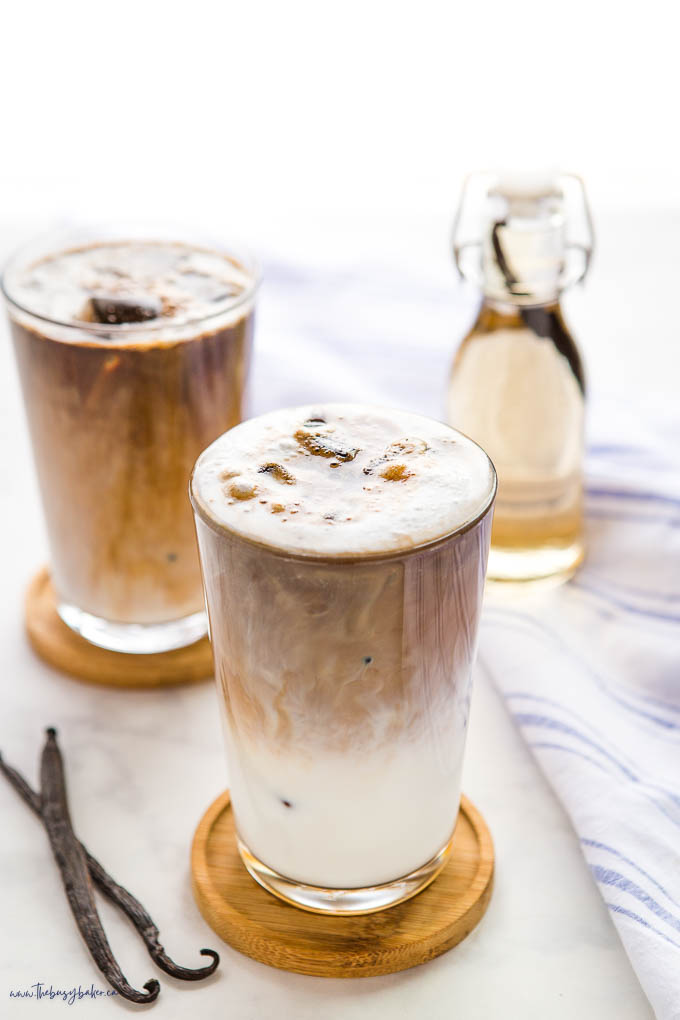 iced vanilla latte recipe