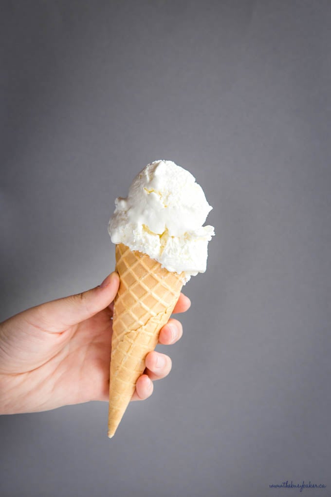 keto ice cream cone