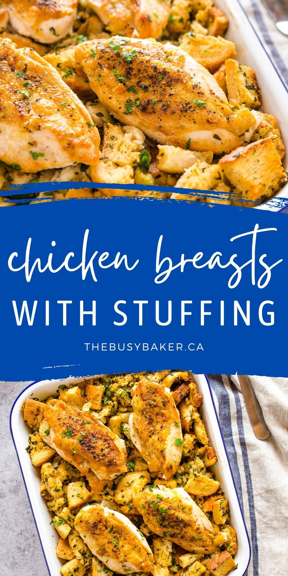 chicken breasts with stuffing recipe pinterest