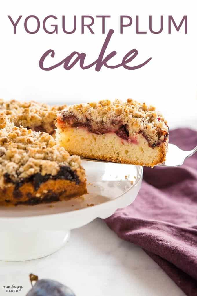 yogurt plum cake recipe