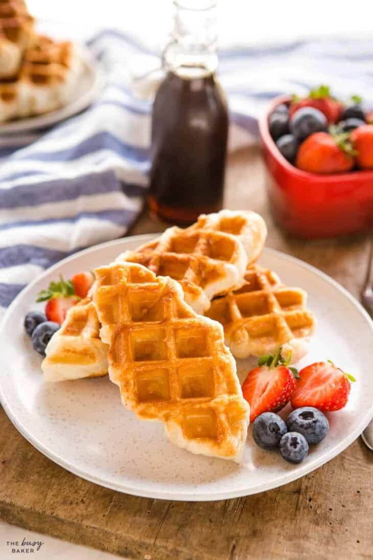 Croffles {Easy Croissant Waffles} - The Busy Baker