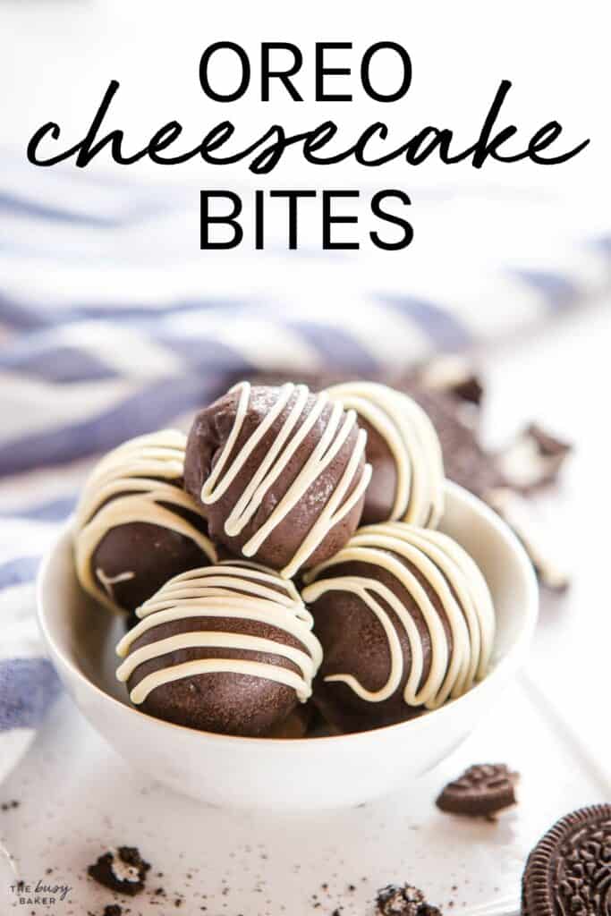 Oreo cheesecake bites recipe