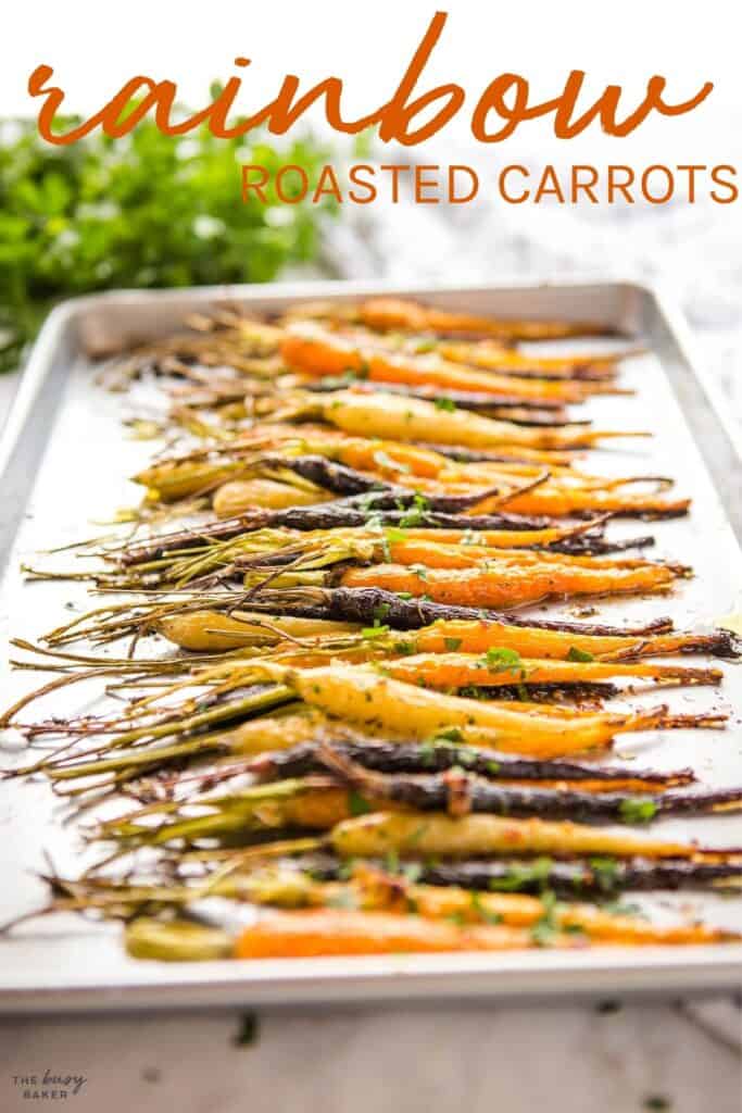 Roasted Rainbow Carrots - Spend With Pennies