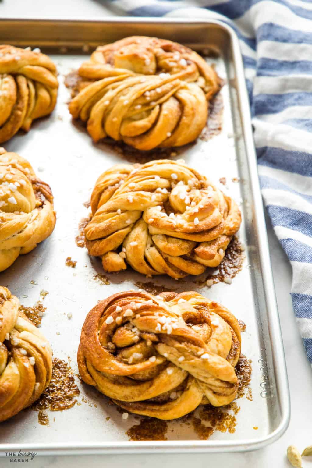 Swedish Cinnamon Buns (Kanelbullar) - The Busy Baker