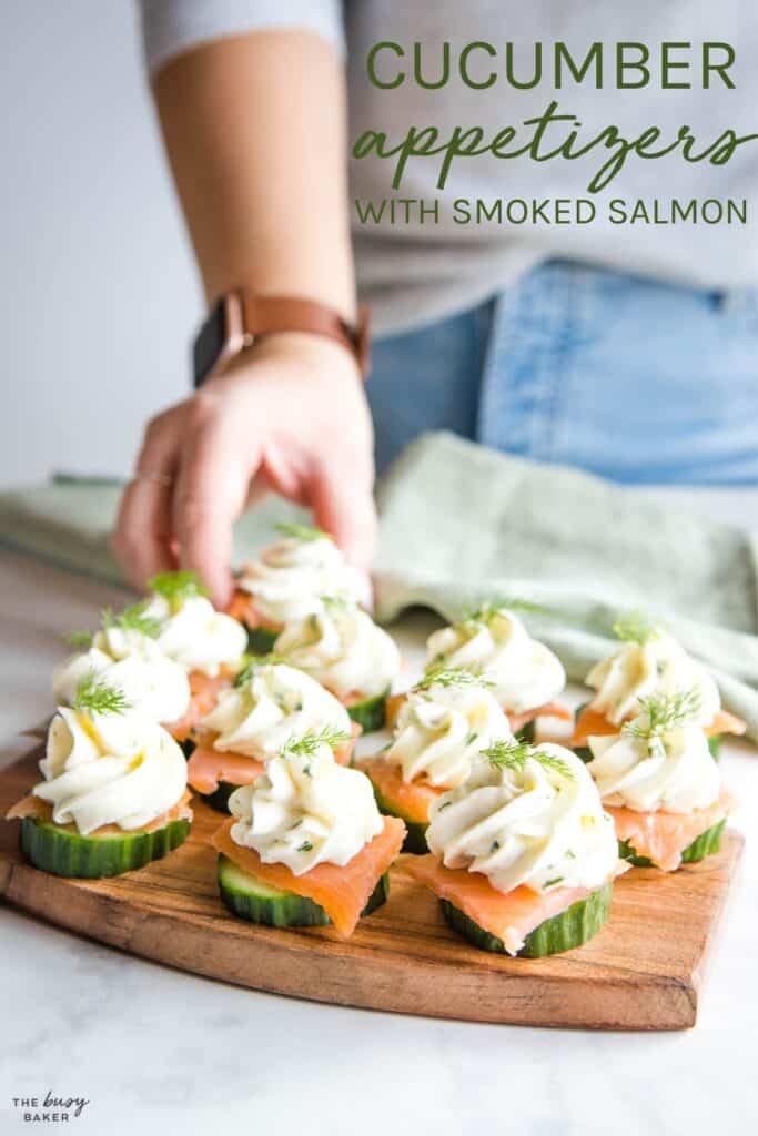 cucumber appetizers recipe with smoked salmon