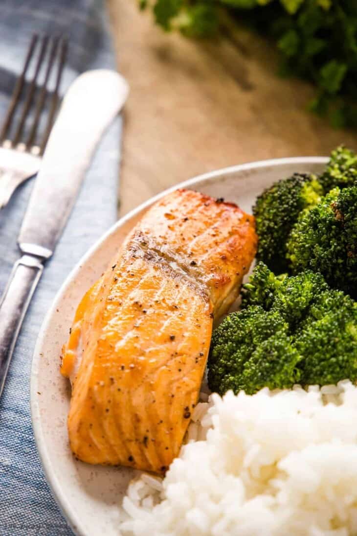 Air Fryer Salmon - The Busy Baker