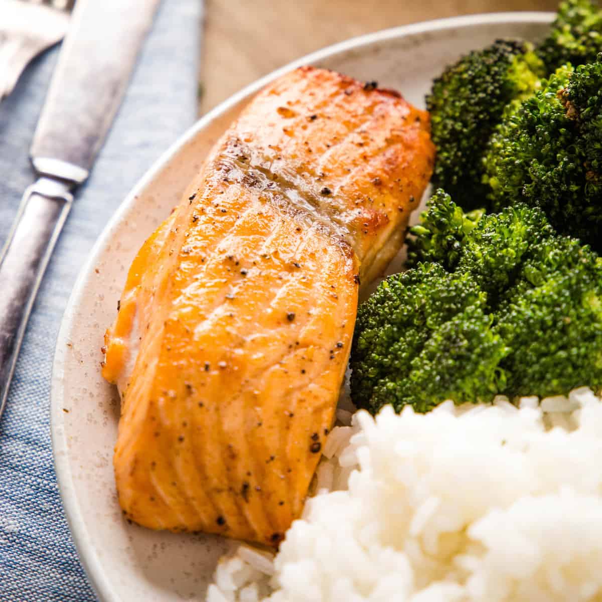 Air Fryer Salmon - The Busy Baker