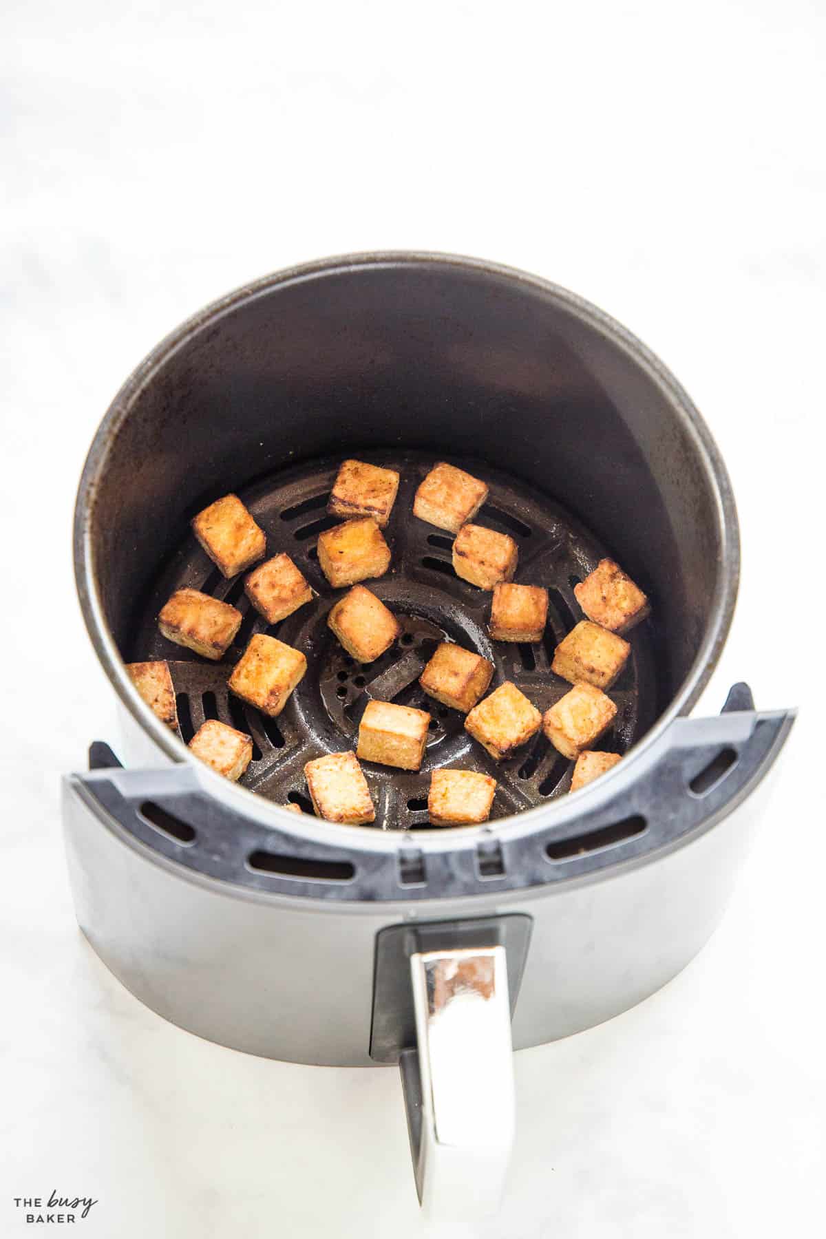 crispy tofu in the air fryer