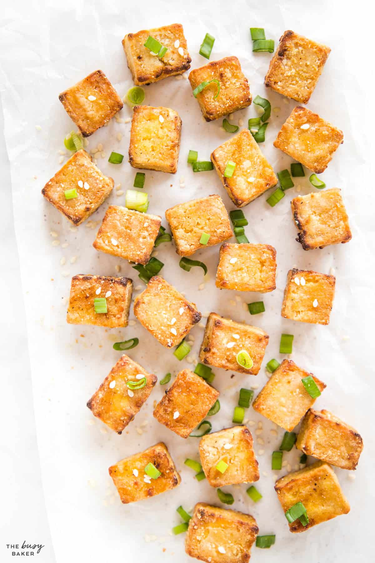 crispy air fryer tofu