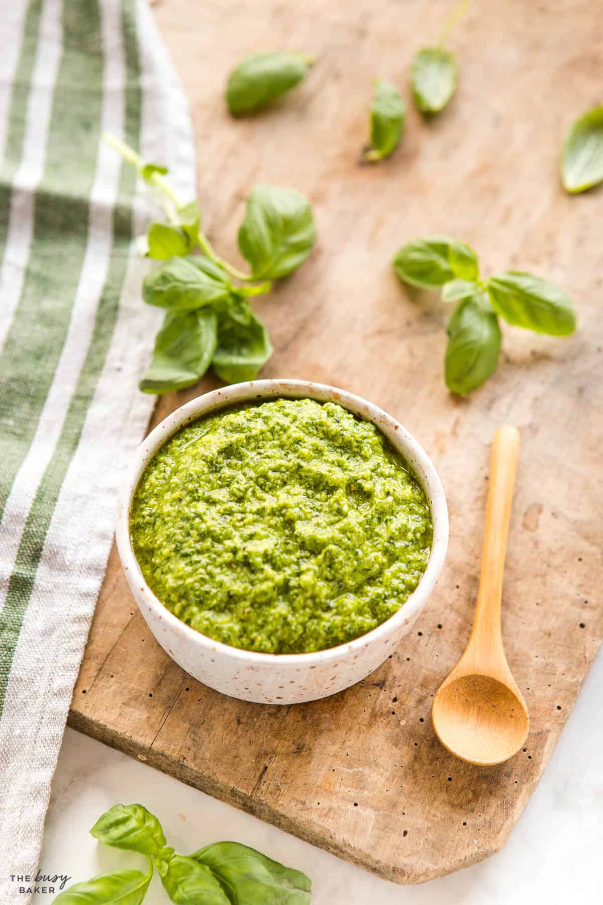 homemade pesto