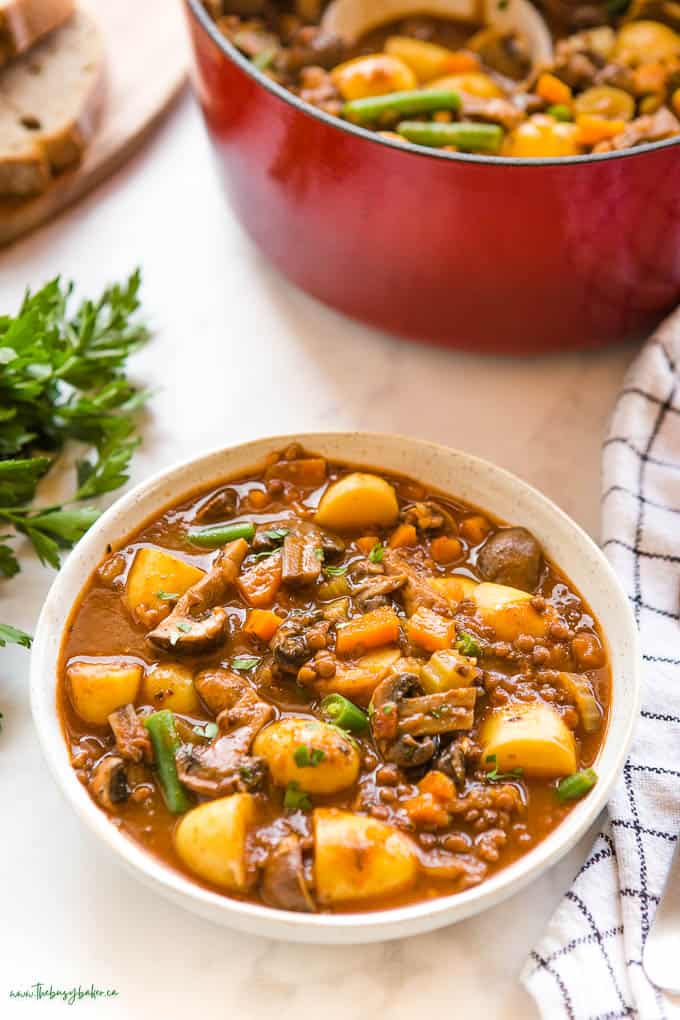 bowl of vegetable stew