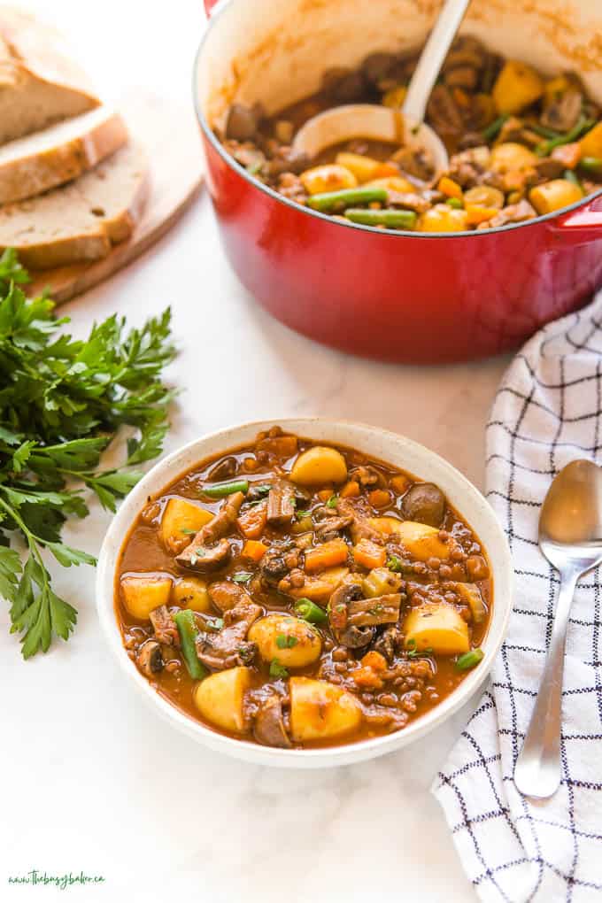 bowl of vegetable stew