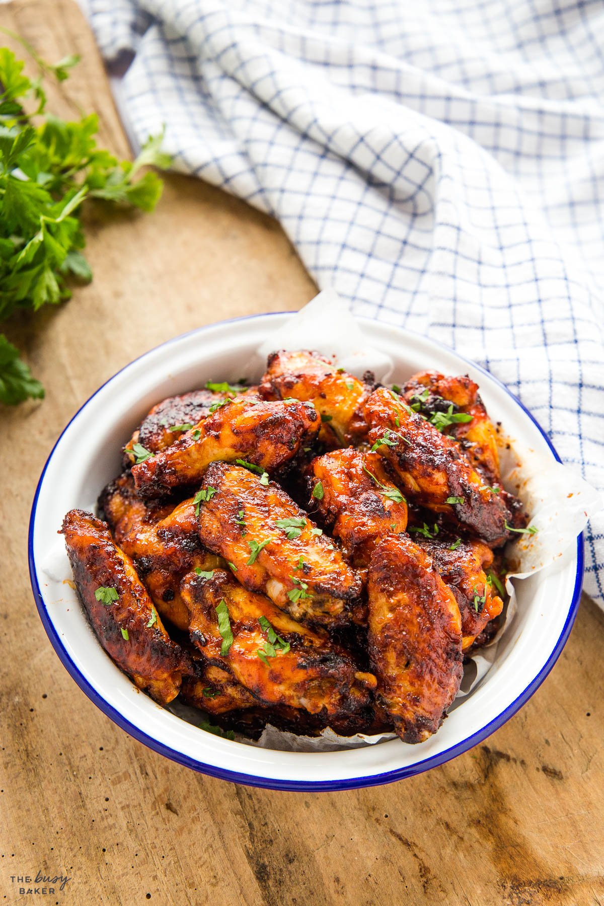 hot wings made in the air fryer