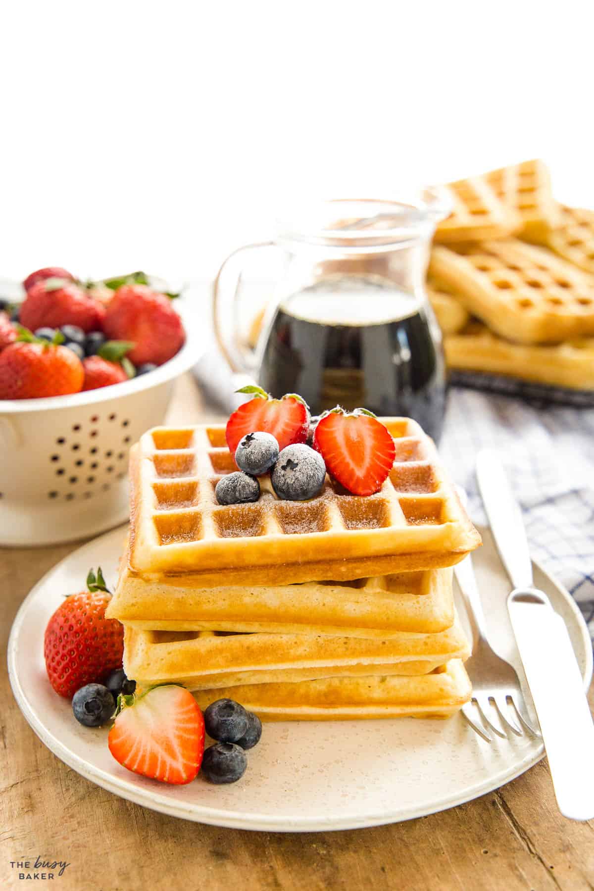 waffle recipe with berries