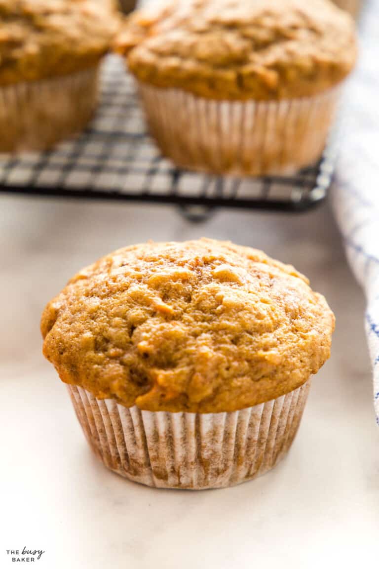 Carrot Muffins - The Busy Baker