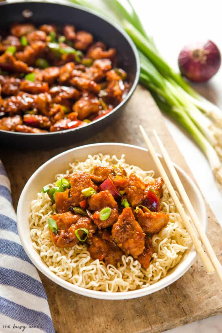 Spicy Chicken with Garlic and Chili - The Busy Baker